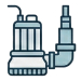 Icon of a water pump for booster and well pump repair