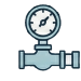 Pressure gauge icon for high water pressure solutions in Windsor